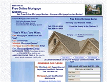 Tablet Screenshot of freemortgagequotesnbg.com